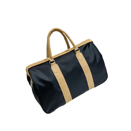 Waterproof nylon travel gym shoulder bag with multiple compartments - product image