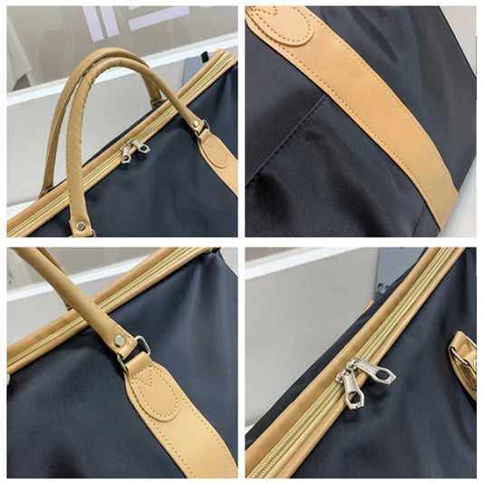 Waterproof nylon travel gym shoulder bag with multiple compartments - product image