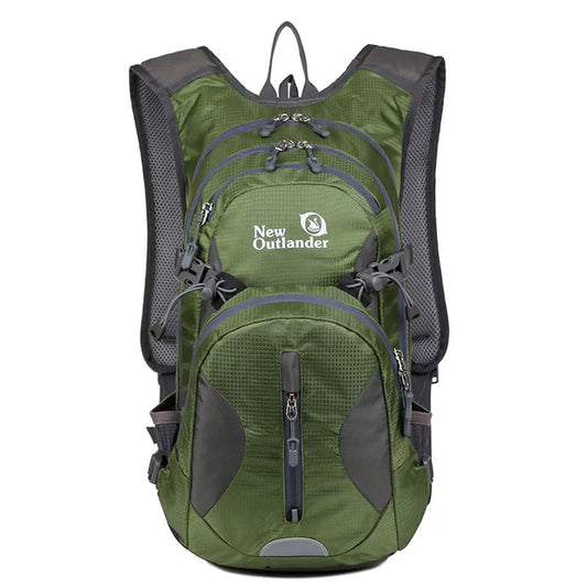Waterproof outdoor sports camping backpack with riding helmet storage nylon - product image
