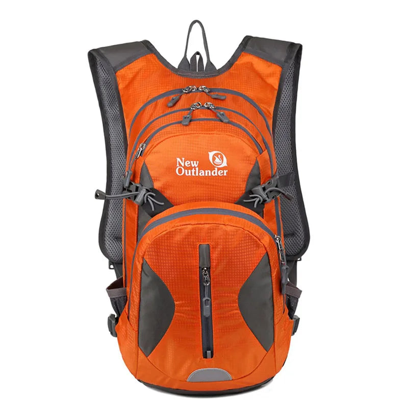 Waterproof outdoor sports camping backpack with riding helmet storage nylon - product image