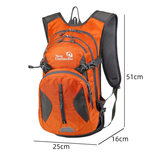 Waterproof outdoor sports camping backpack with riding helmet storage nylon - product image
