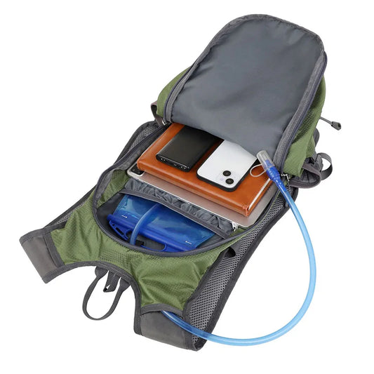 Waterproof outdoor sports camping backpack with riding helmet storage nylon - product image