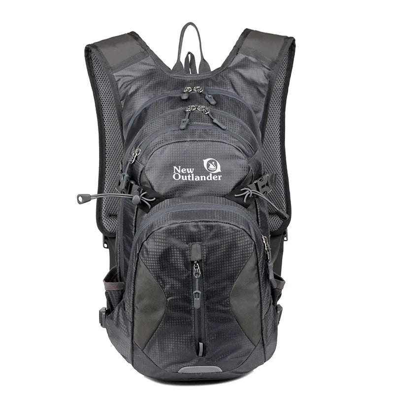Waterproof outdoor sports camping backpack with riding helmet storage nylon - product image