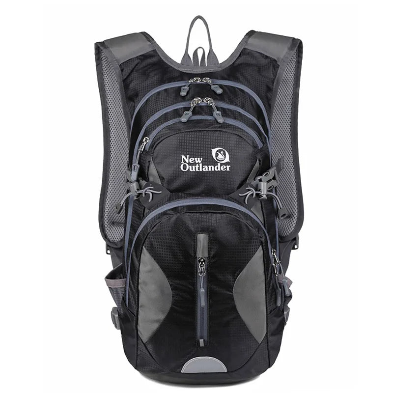 Waterproof outdoor sports camping backpack with riding helmet storage nylon - product image