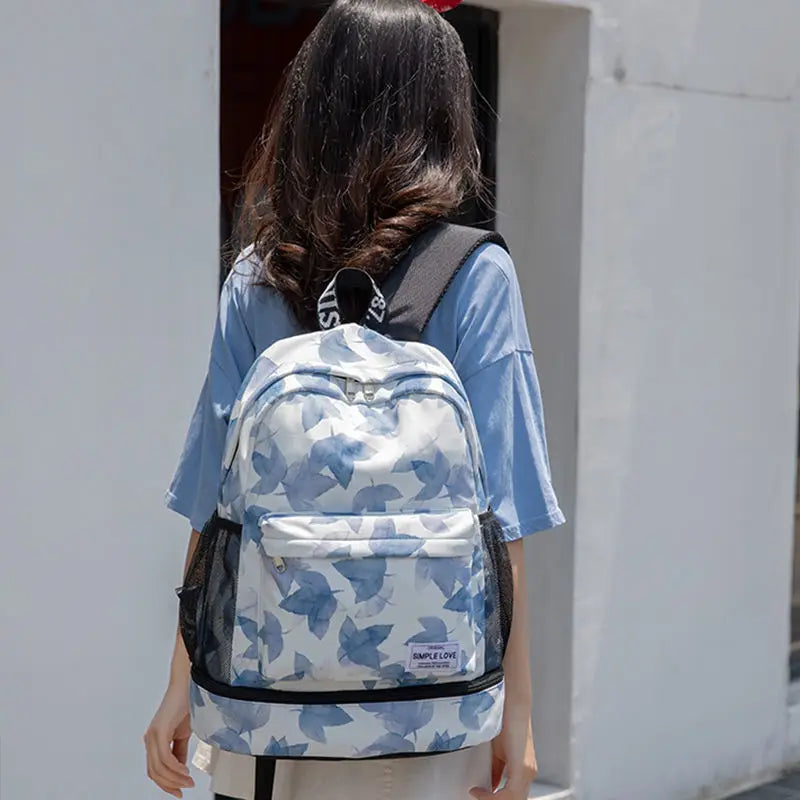 Waterproof oxford women fitness training bag wet dry separation multi-pocket large capacity - product image