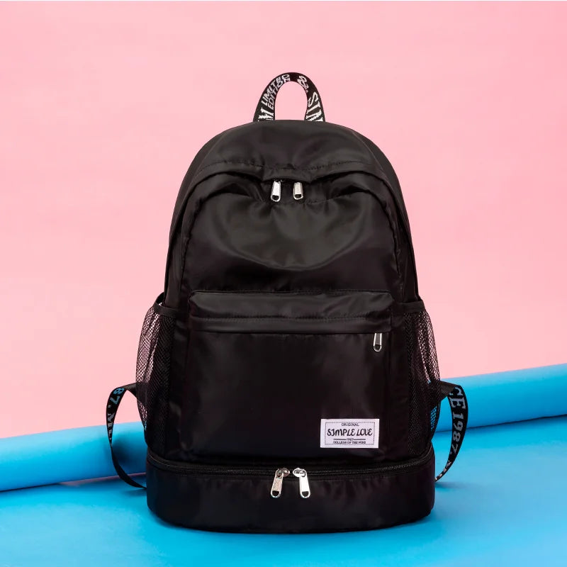 Waterproof oxford women fitness training bag wet dry separation multi-pocket large capacity - product image