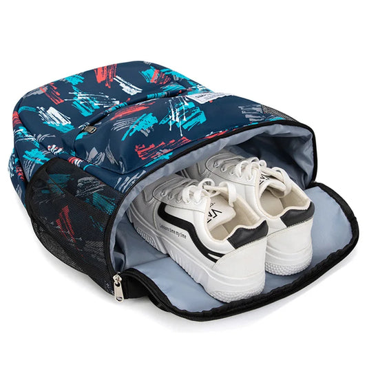 Waterproof oxford women fitness training bag wet dry separation multi-pocket large capacity - product image