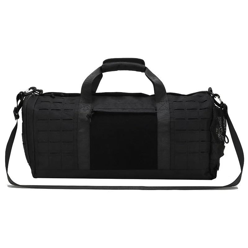 Waterproof tactical gym duffel bag with molle system and shoe compartment - product image