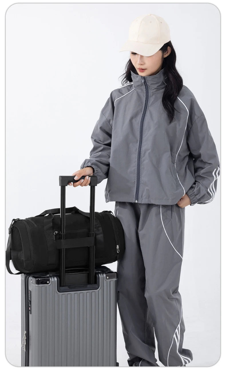 Women fitness yoga bag with shoes pack outdoor hiking basketball running swimming - product image