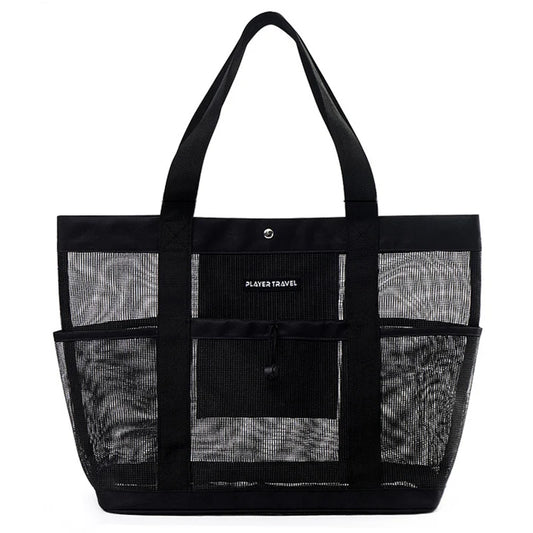 Women quick dry mesh beach tote lightweight handheld gym yoga swimming bag - product image