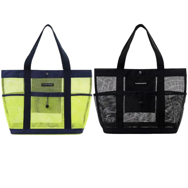 Women quick dry mesh beach tote lightweight handheld gym yoga swimming bag - product image