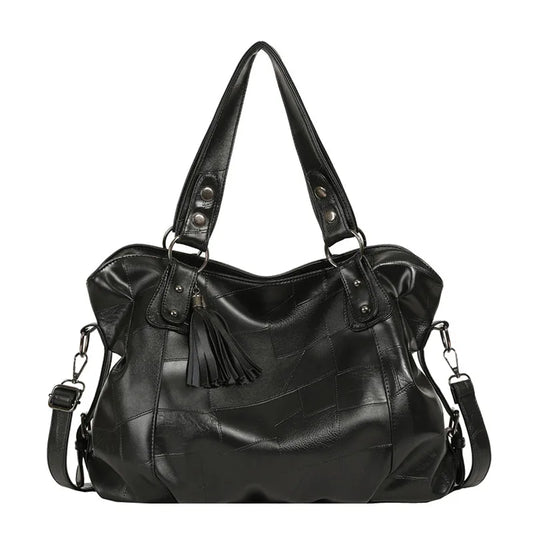 Women tote bag large capacity pu shoulder crossbody handbag outdoor travel gym - product image