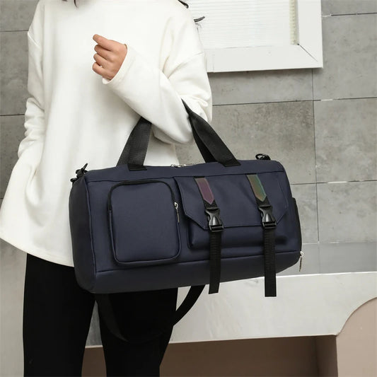 Yoga fitness gym travel duffel wet dry multi-functional outdoor camping handbag - product image