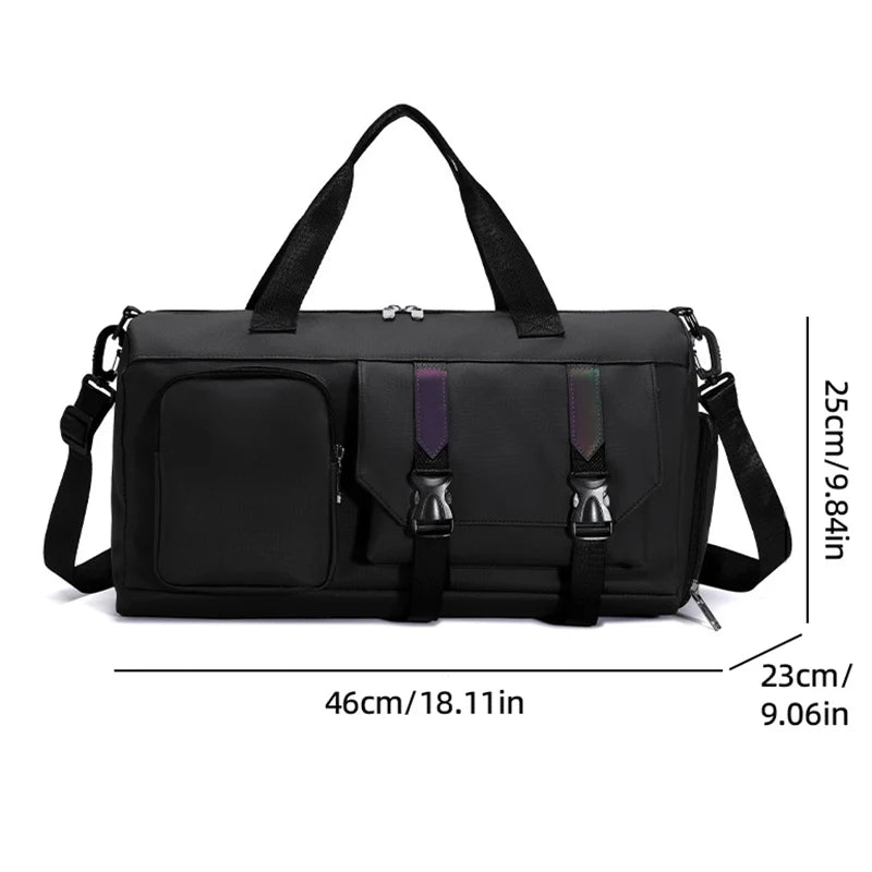 Yoga fitness gym travel duffel wet dry multi-functional outdoor camping handbag - product image