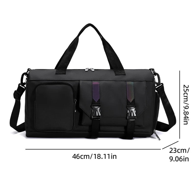 Yoga fitness gym travel duffel wet dry multi-functional outdoor camping handbag - product image