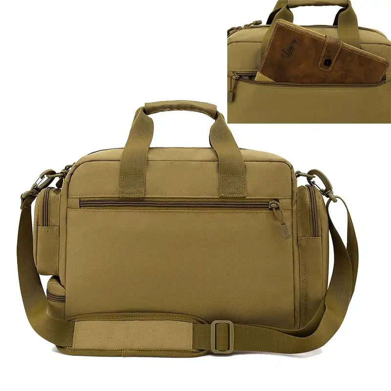 14 inch waterproof nylon tactical molle camping hiking shoulder bag - product image