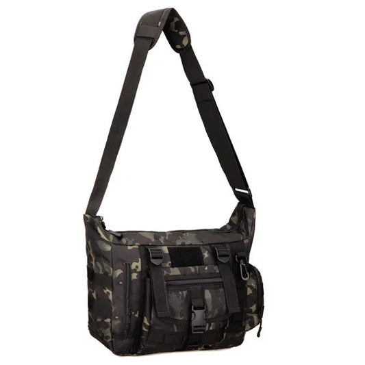 14 inch waterproof nylon tactical sling bag with molle system for men - product image