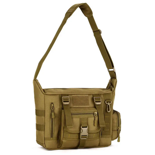 14 inch waterproof nylon tactical sling bag with molle system for men - product image