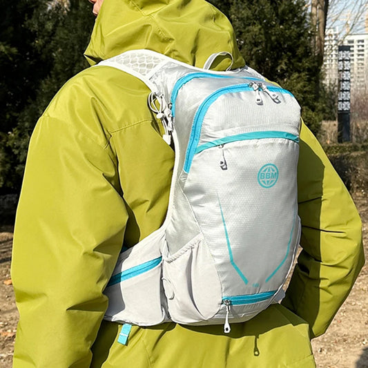 16l outdoor hydrating running backpack with safety whistle and reflective strips - product image