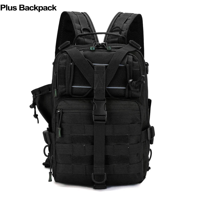 20l softback tactical sling backpack with molle system, nylon material - product image