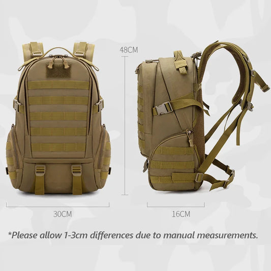 25l softback tactical camouflage outdoor climbing backpack with molle - product image