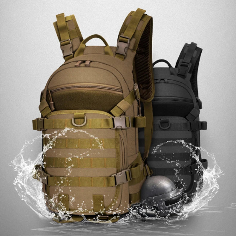 25l tactical military softback backpack with molle system, nylon - product image
