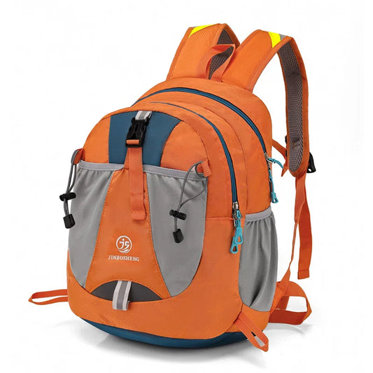 40l nylon climbing backpack with reflective stripes and molle webbing - product image