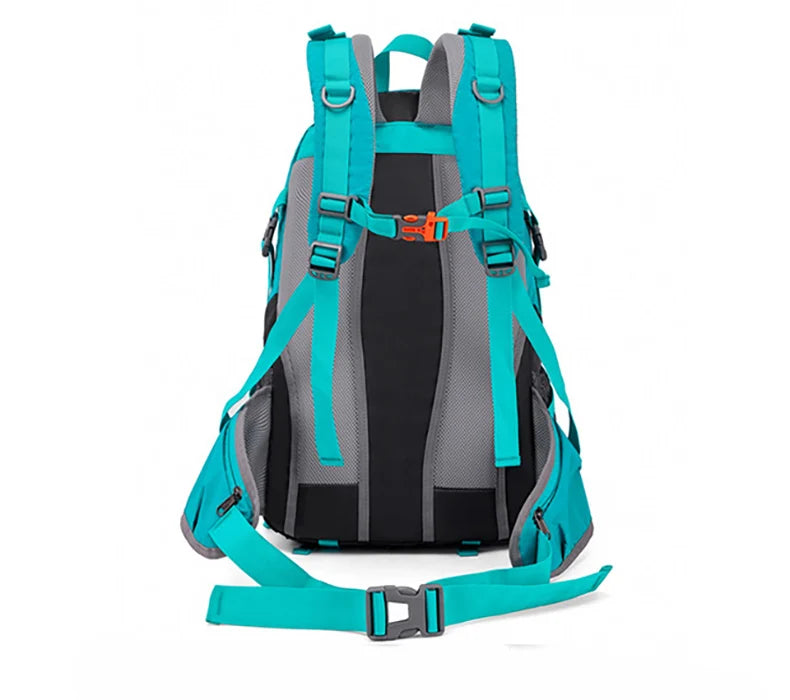 40l nylon hiking backpack with laptop compartment and multi pockets - product image