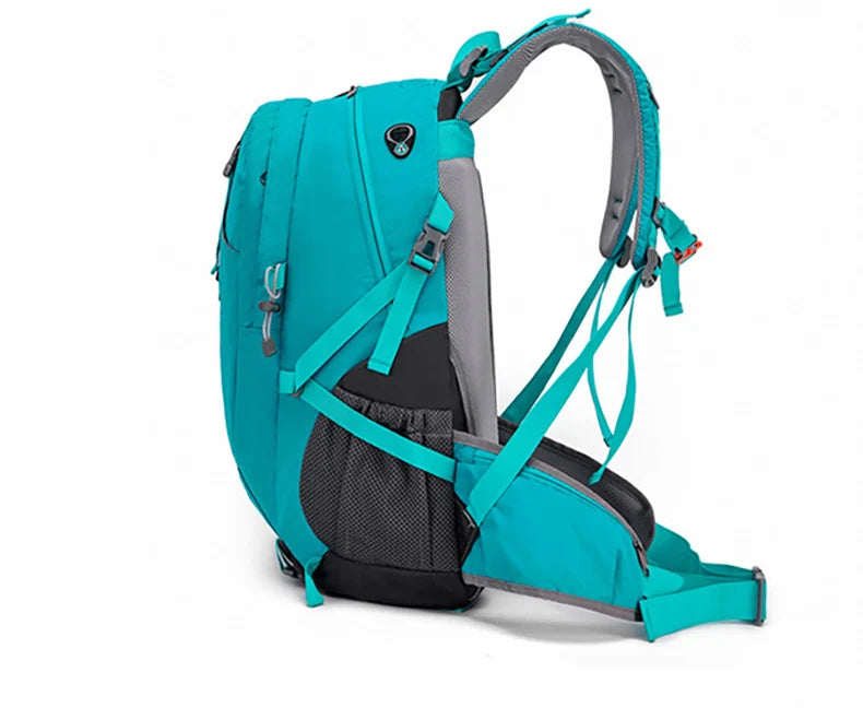 40l nylon hiking backpack with laptop compartment and multi pockets - product image