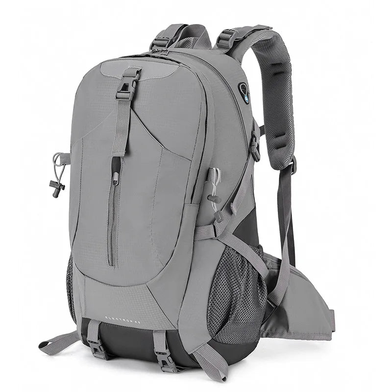 40l nylon hiking backpack with laptop compartment and multi pockets - product image