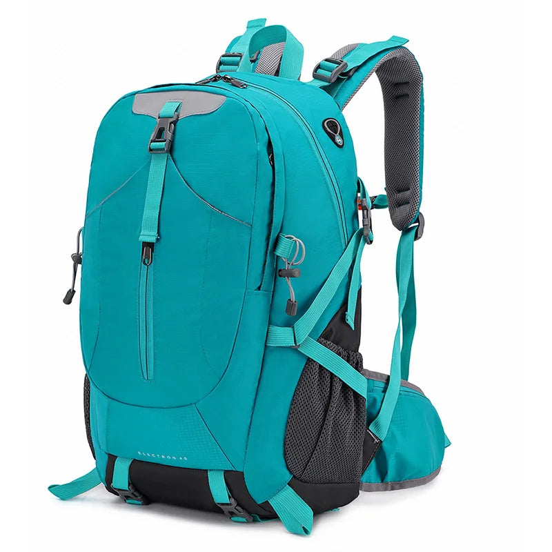 40l nylon hiking backpack with laptop compartment and multi pockets - product image