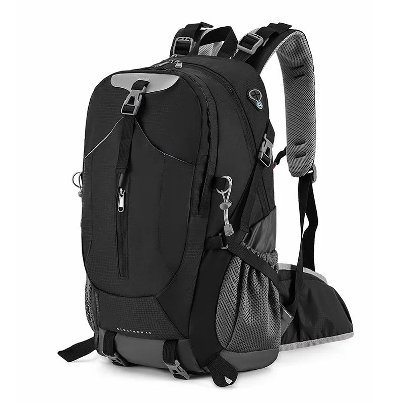 40l nylon hiking backpack with laptop compartment and multi pockets - product image
