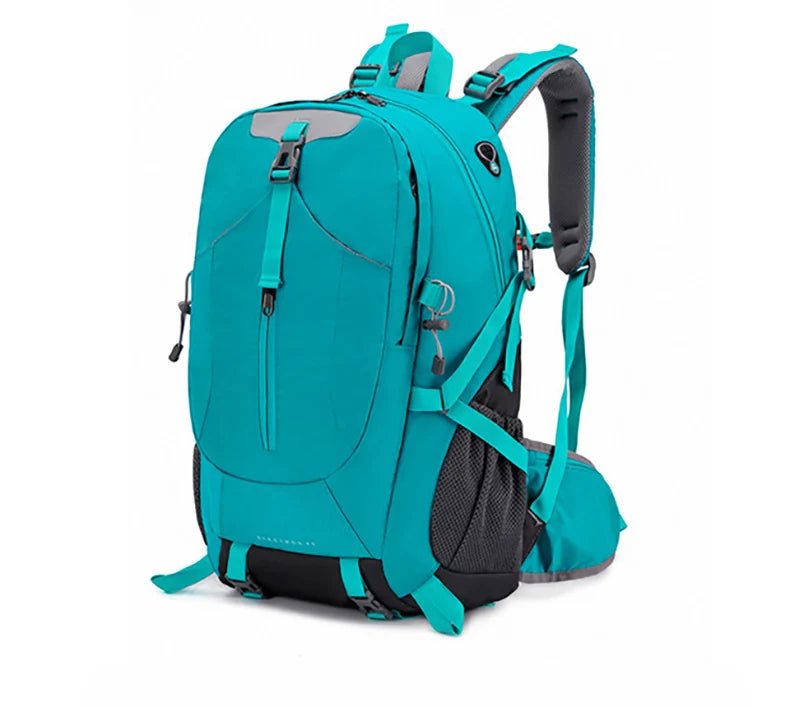 40l nylon hiking backpack with laptop compartment and multi pockets - product image