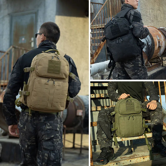 45l softback tactical nylon backpack with molle system, multi colors - product image