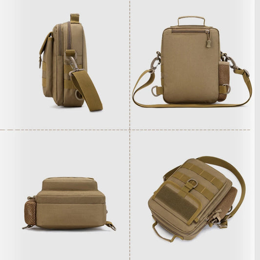 600d nylon multifunctional tactical molle shoulder crossbody messenger bag - product image
