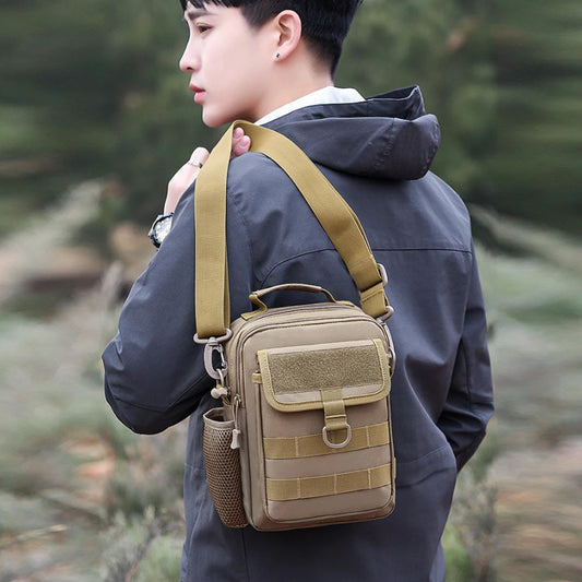 600d nylon multifunctional tactical molle shoulder crossbody messenger bag - product image