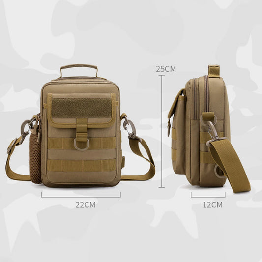 600d nylon multifunctional tactical molle shoulder crossbody messenger bag - product image