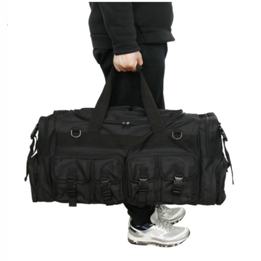 60l tactical nylon bag men's camo cs large capacity camping outdoor sports shoulder - product image