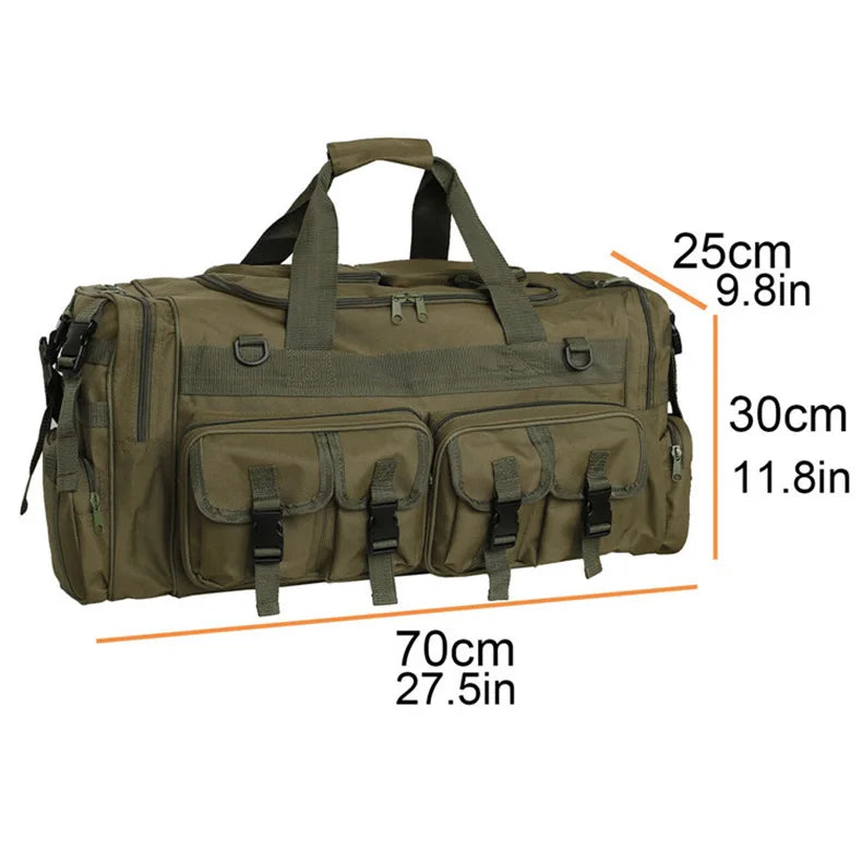 60l tactical nylon bag men's camo cs large capacity camping outdoor sports shoulder - product image
