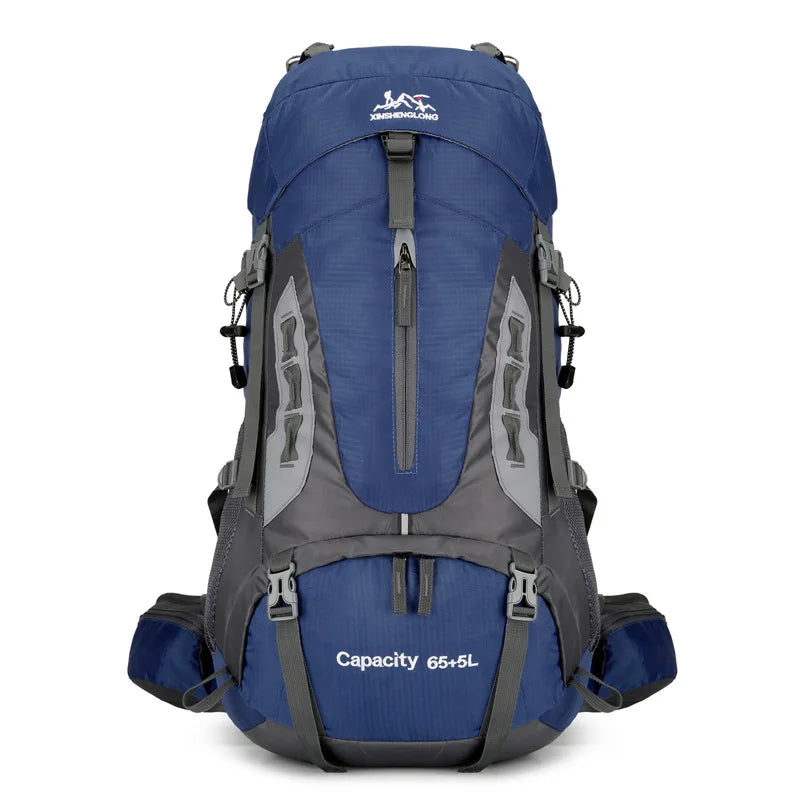 70l large capacity waterproof nylon camping backpack with multiple color options - product image