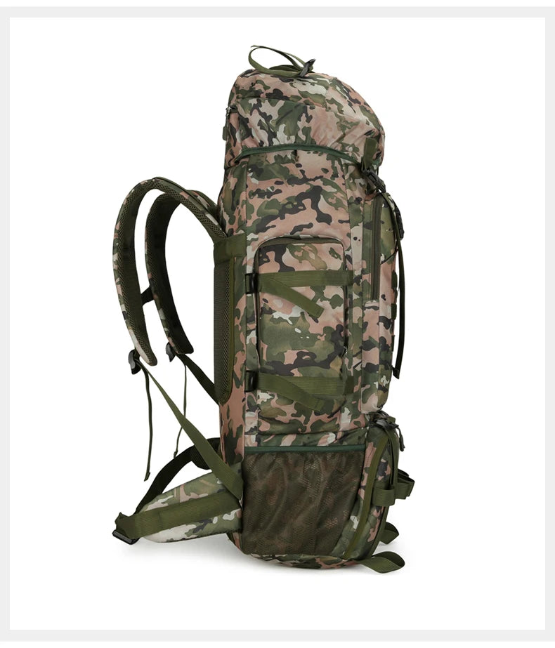 90l softback tactical molle climbing backpack with oxford material and multi-pockets - product image