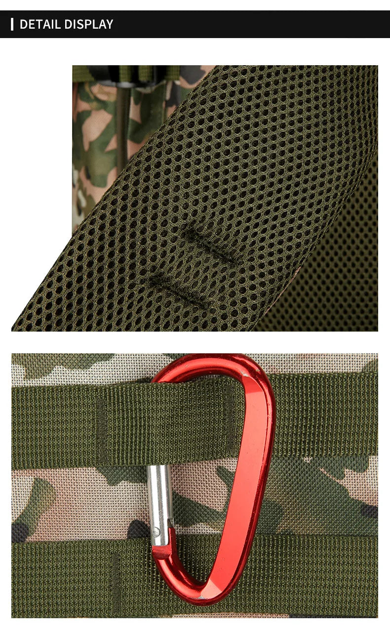 90l softback tactical molle climbing backpack with oxford material and multi-pockets - product image
