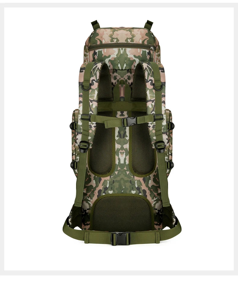 90l softback tactical molle climbing backpack with oxford material and multi-pockets - product image
