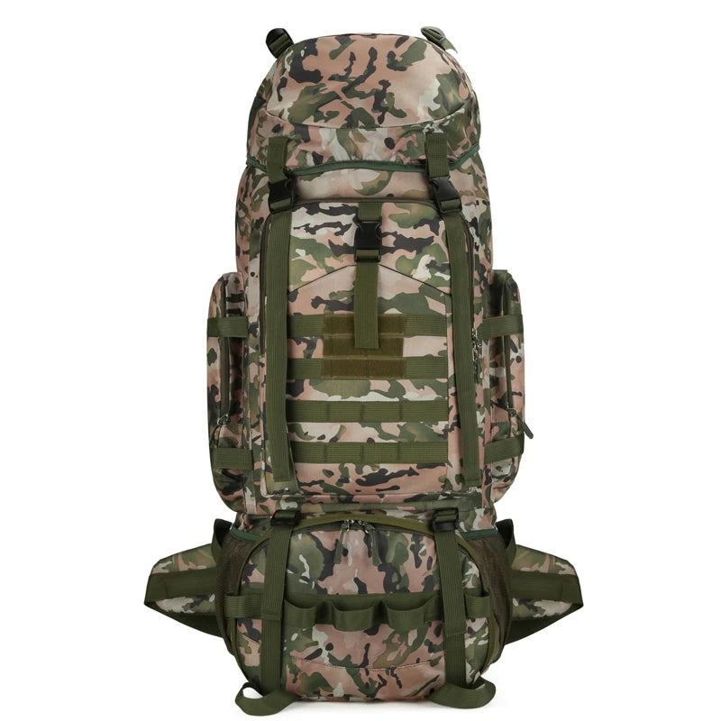 90l softback tactical molle climbing backpack with oxford material and multi-pockets - product image