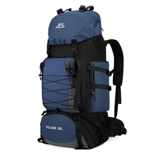 90l waterproof nylon camping backpack molle multiple storage pockets - product image