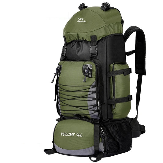 90l waterproof nylon tactical camping hiking climbing backpack - product image