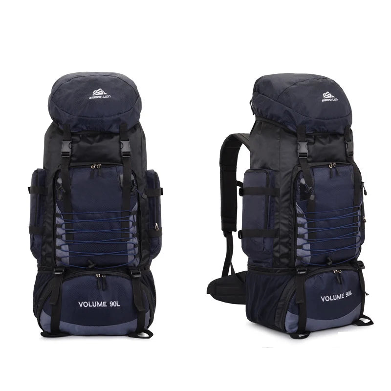 90l waterproof nylon tactical camping hiking climbing backpack - product image