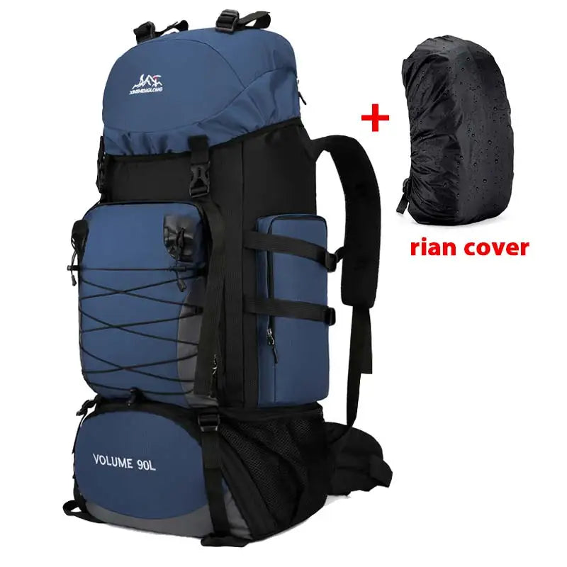 90l waterproof nylon tactical camping hiking climbing backpack - product image