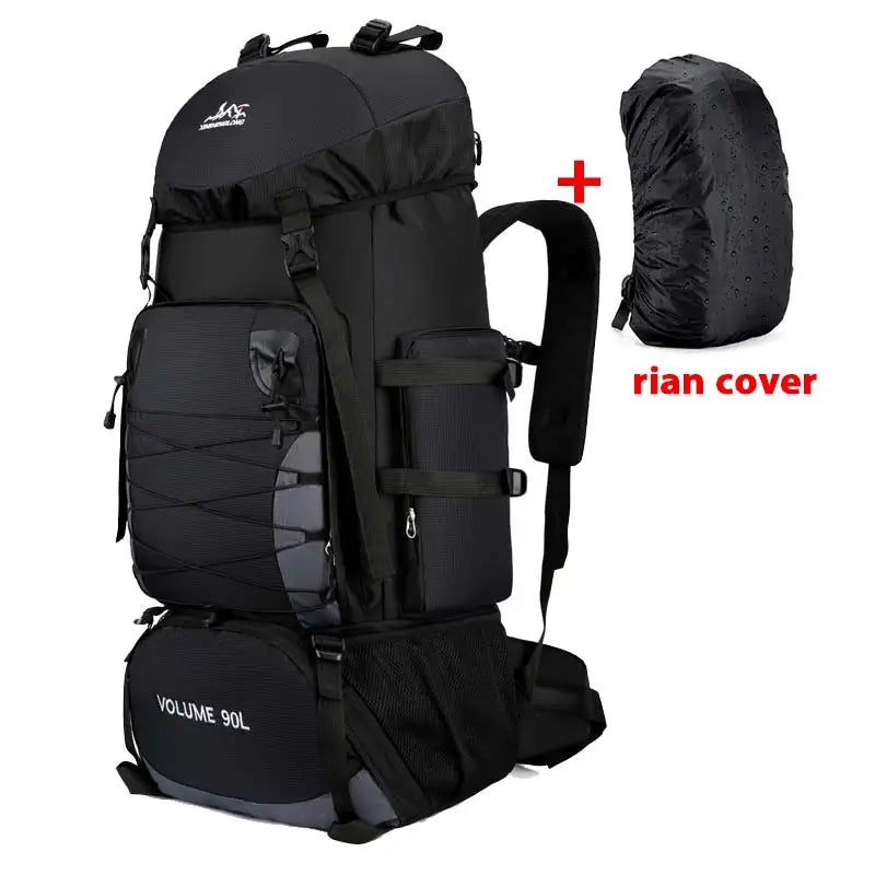 90l waterproof nylon tactical camping hiking climbing backpack - product image