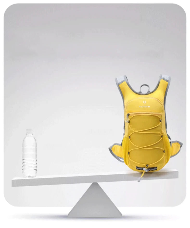 9l hydration climbing backpack with reflective strip and multiple storage pockets - product image